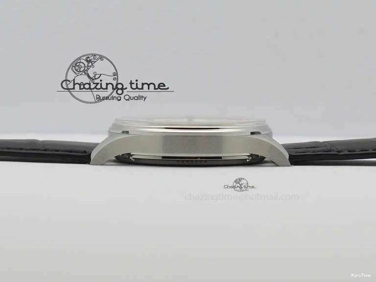 MIROTIME 0127 Effortless Portuguese IW544404 SS White Dial On Black Leather Strap A 7257